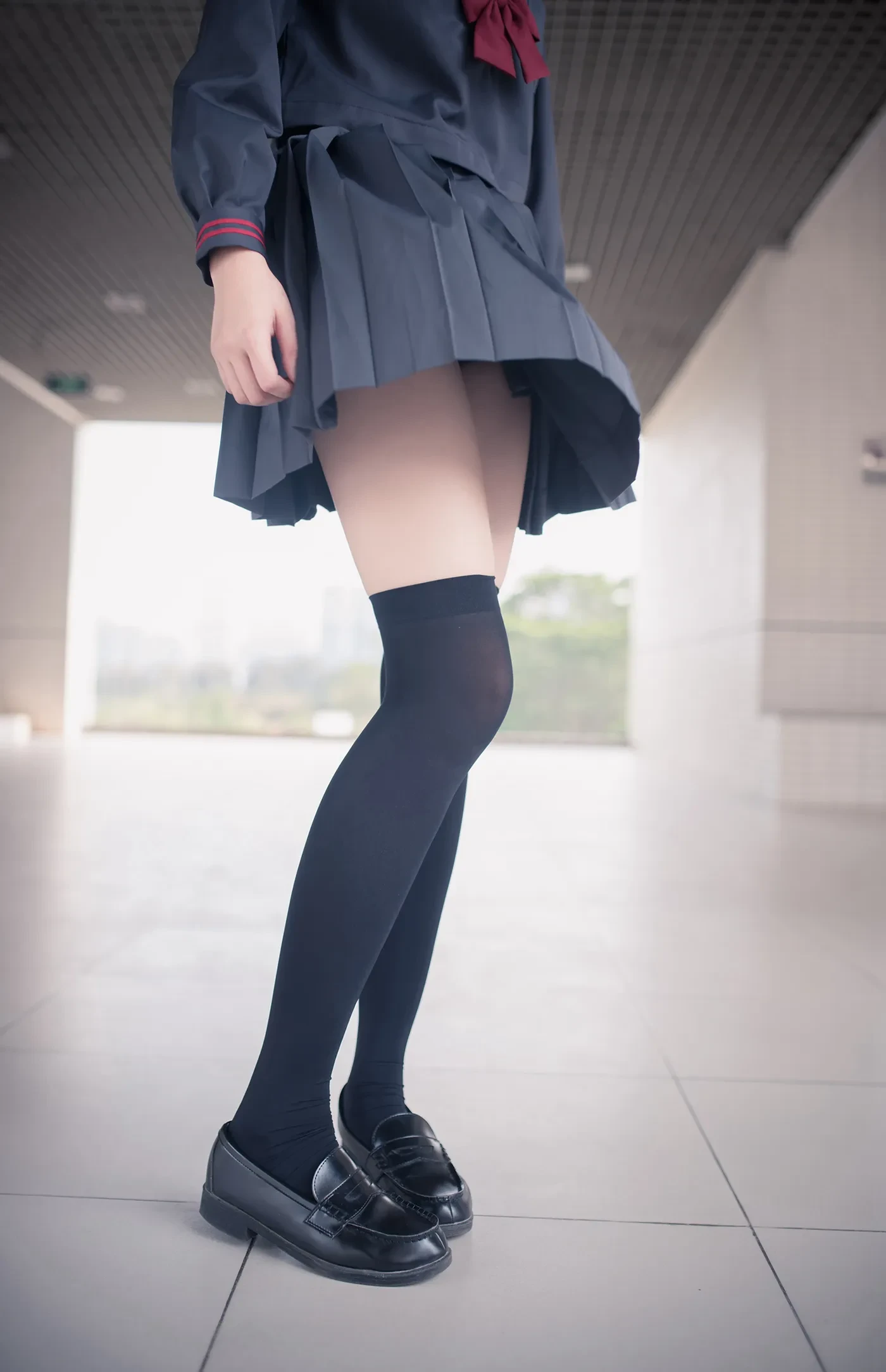 [风之领域] NO.120 超短情趣制服黑丝长腿2 写真集-秀女吧 XIUNVB.COM