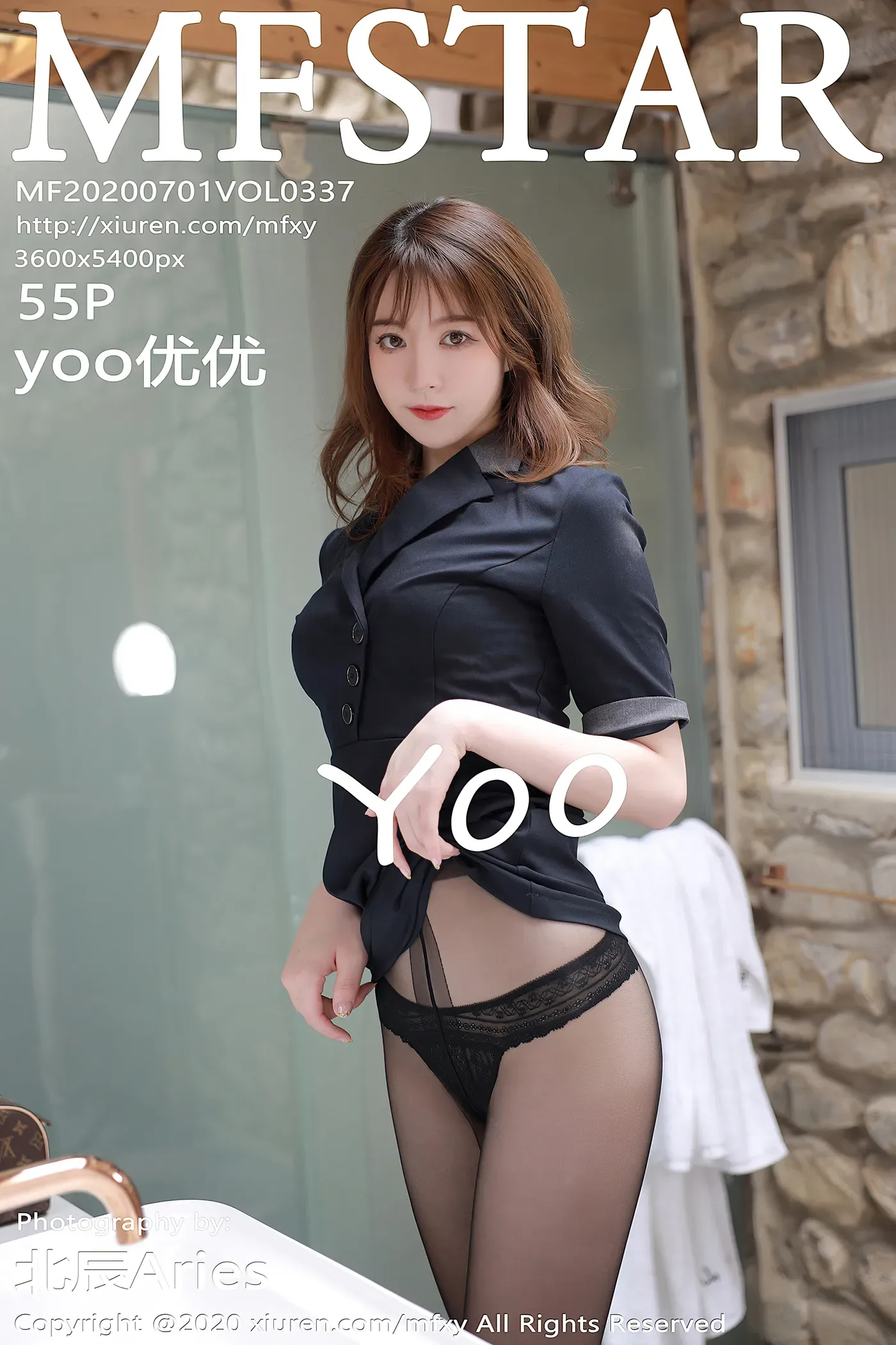 [MFStar模范学院] 2020.07.01 VOL.337 制服旅拍黑丝 yoo优优[55+1P／666MB]-秀女吧 XIUNVB.COM