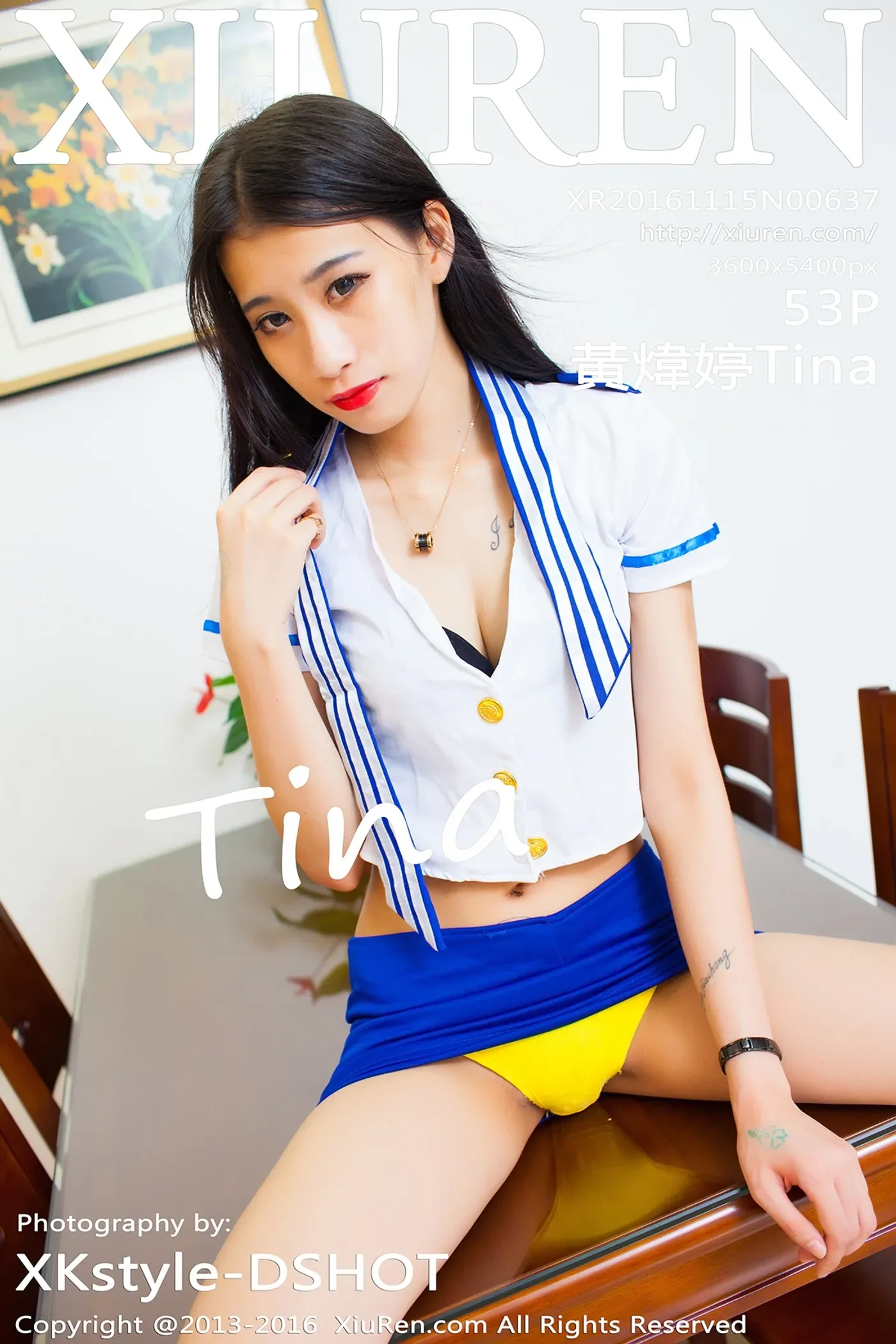 [XIUREN秀人网] No.637 黃煒婷Tina [52+1P/255M]-秀女吧 XIUNVB.COM